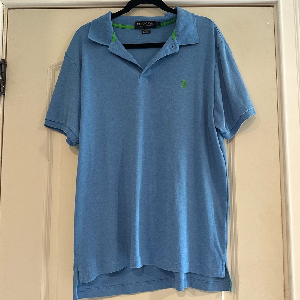 Blue U.S. Polo Assn polo shirt